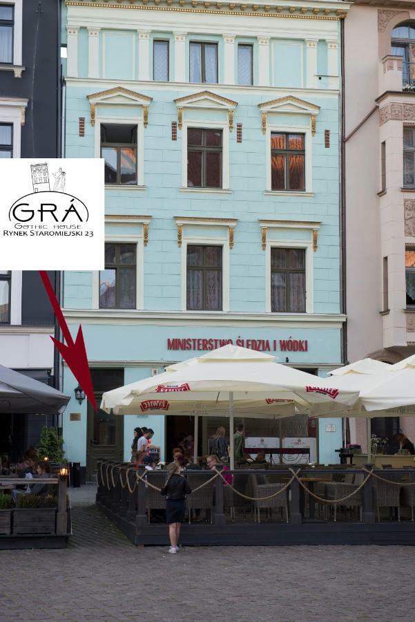 Apartament Gra - Gothic House Torun Luaran gambar