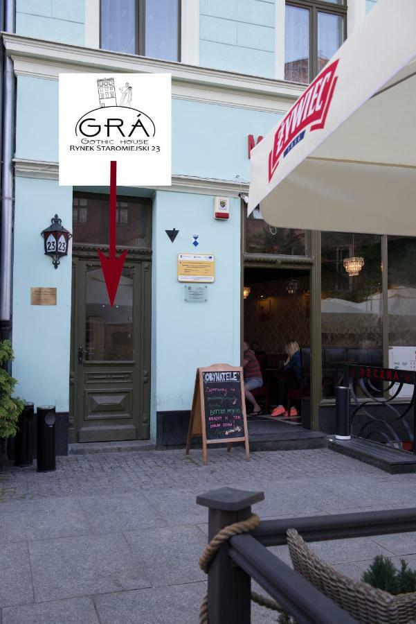 Apartament Gra - Gothic House Torun Luaran gambar
